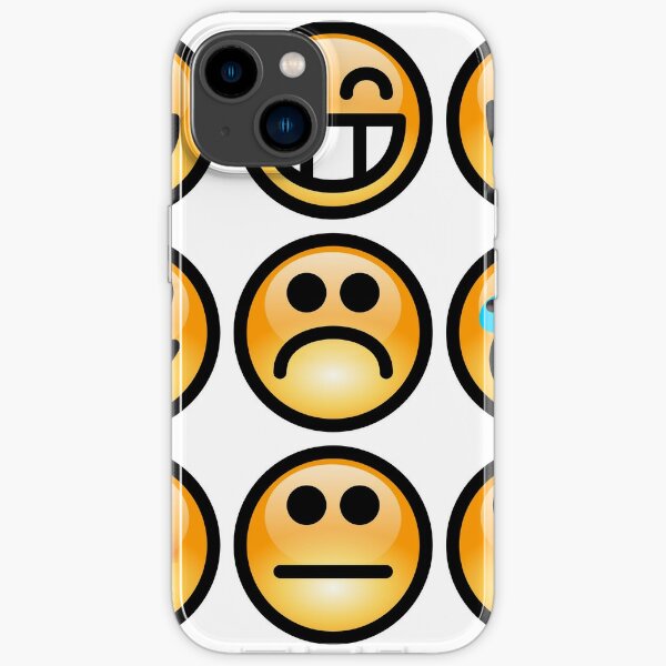 Funda De Iphone Emoji Emoticon De Edleon Redbubble