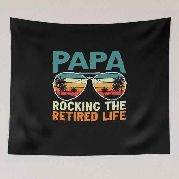 Aperçu de l'œuvre Papa Rocking The Retired Life Grand-père Père Retraite créée et vendue par sasaoprattp55.