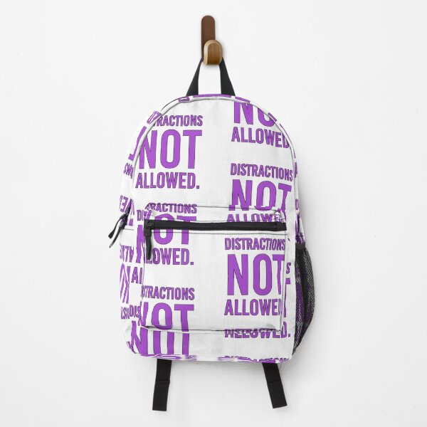 Item preview, Distractions not allowed motivational saying designed and sold by Emotionville.