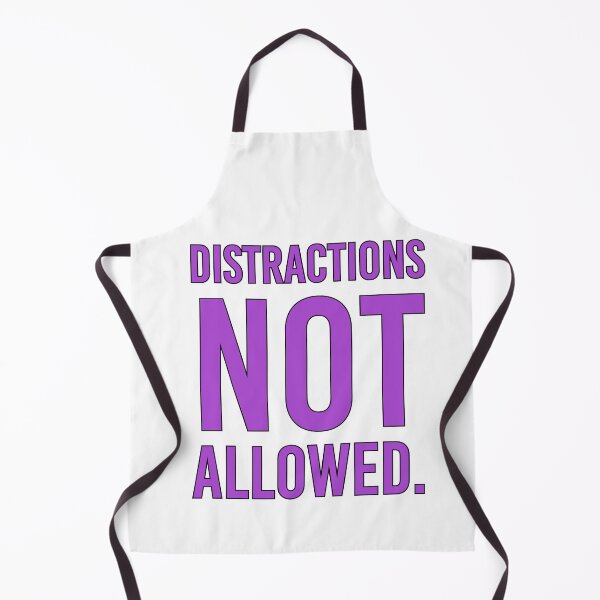 Item preview, Distractions not allowed motivational saying designed and sold by Emotionville.