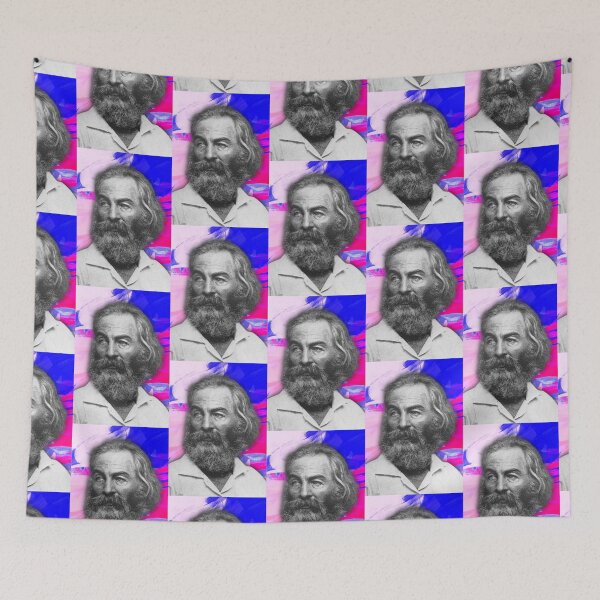 Item preview, Walt Whitman Artwork | Walt Whitman Portrait | Walt Whitman Wall Art  designed and sold by Suyogsonar25.