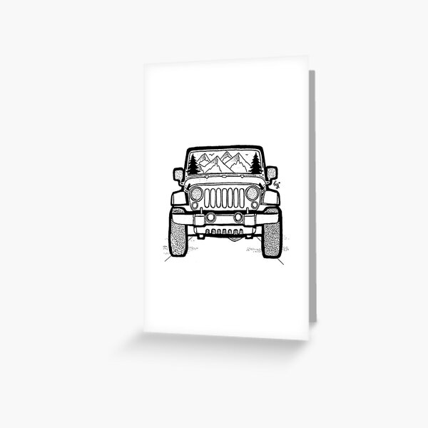 Jeep Adventure Greeting Card