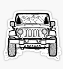 Pegatina Jeep Adventure