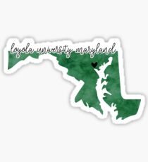 Loyola University Maryland Sticker