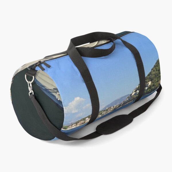 Item preview, Greek Fishing Boat Kassiopi Corfu Greece Poster Art designed and sold by nickbrayimages.