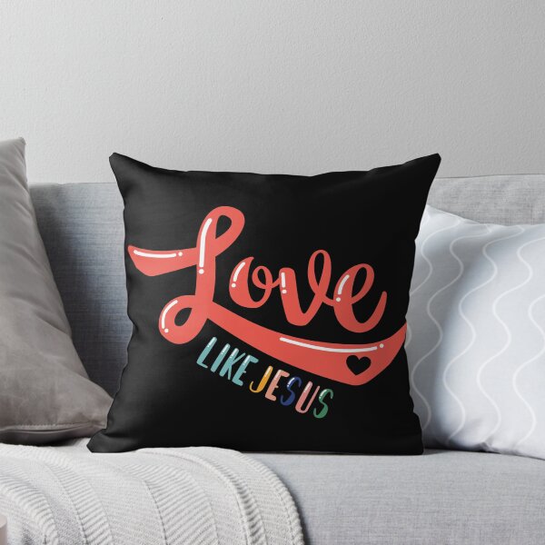 Item preview, Love Like Jesus Black designed and sold by themoodydecor.