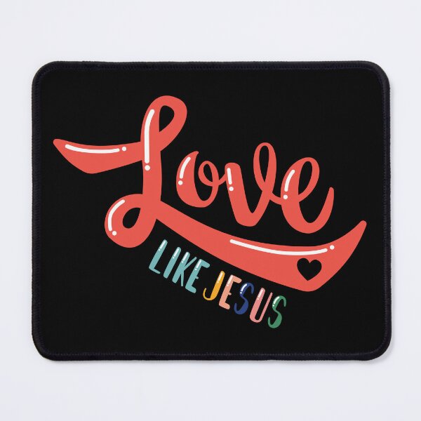 Item preview, Love Like Jesus Black designed and sold by themoodydecor.