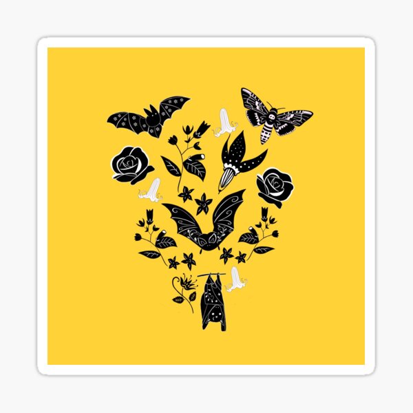 Bats Sticker