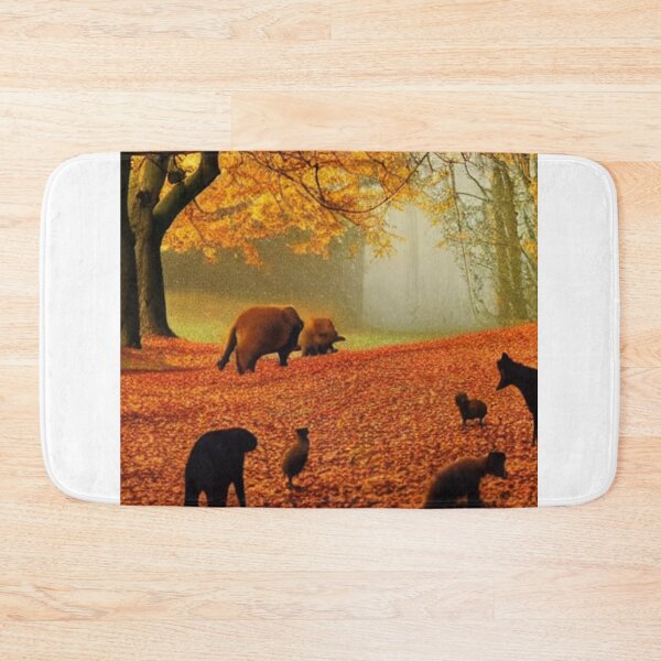 Item preview, Autumn is here ... Beautiful autumn landscape with animals designed and sold by Izy Shop.
