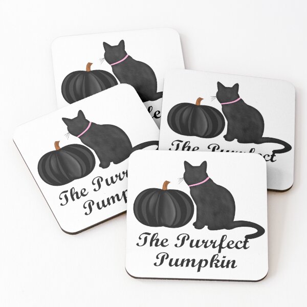 Item preview, The Purrfect Black Pumpkin - Cat Art designed and sold by SMillustrations.