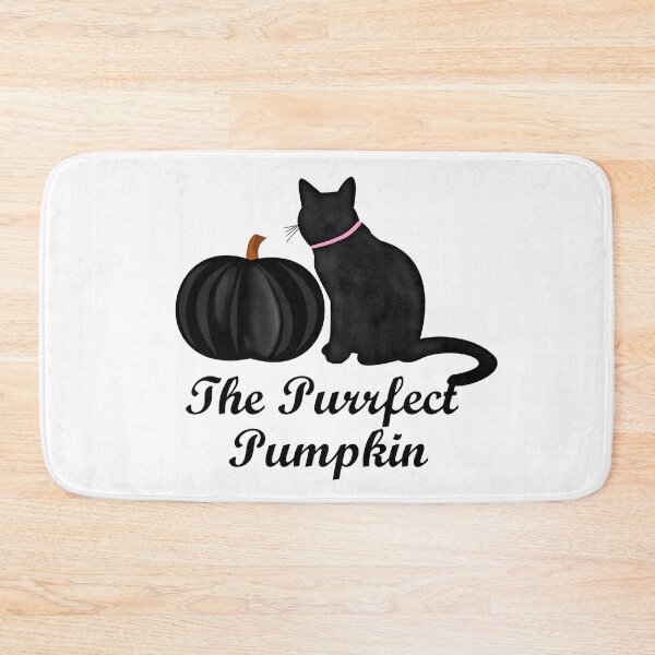 Item preview, The Purrfect Black Pumpkin - Cat Art designed and sold by SMillustrations.