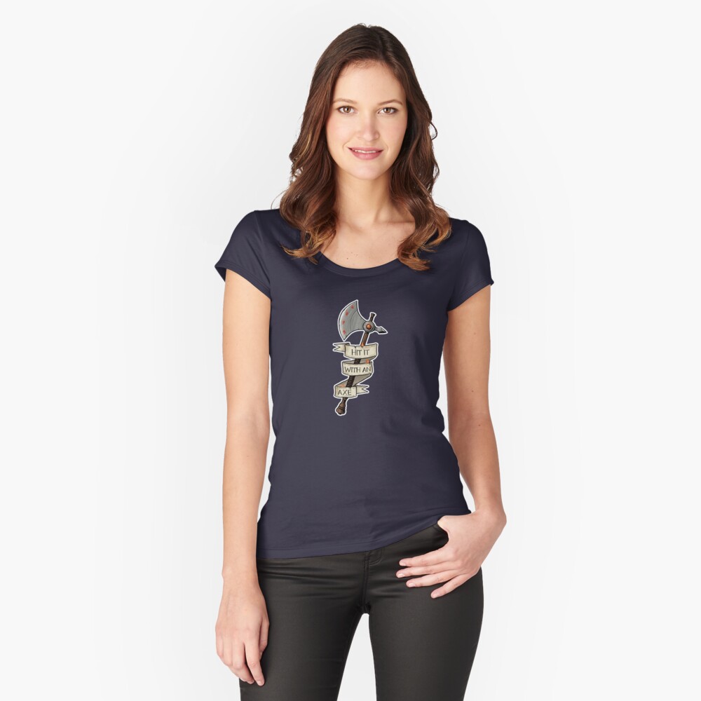 Item preview, Fitted Scoop T-Shirt designed and sold by sheppard56.