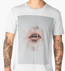 Red lips Men's Premium T-Shirt