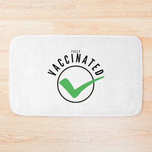 Item preview, Fully Vaccinated Check White designed and sold by ViewerEqualsPhoton.