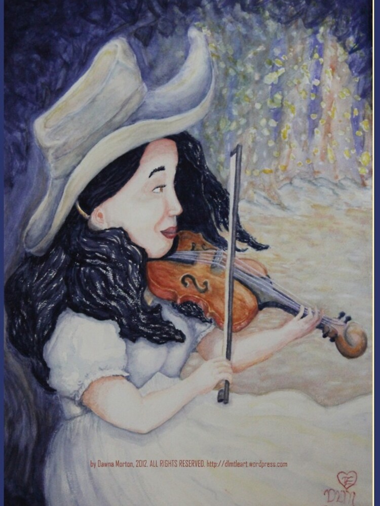 Woman's Autumnal Twilight Serenade by DlmtleArt