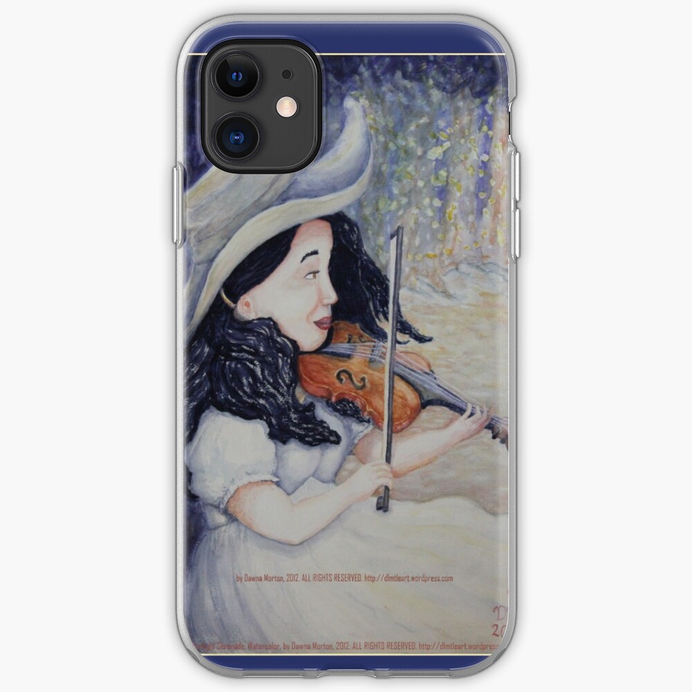 Woman's Autumnal Twilight Serenade iPhone Case & Cover