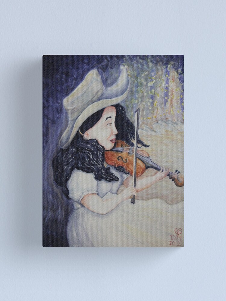 Alternate view of Woman's Autumnal Twilight Serenade Canvas Print