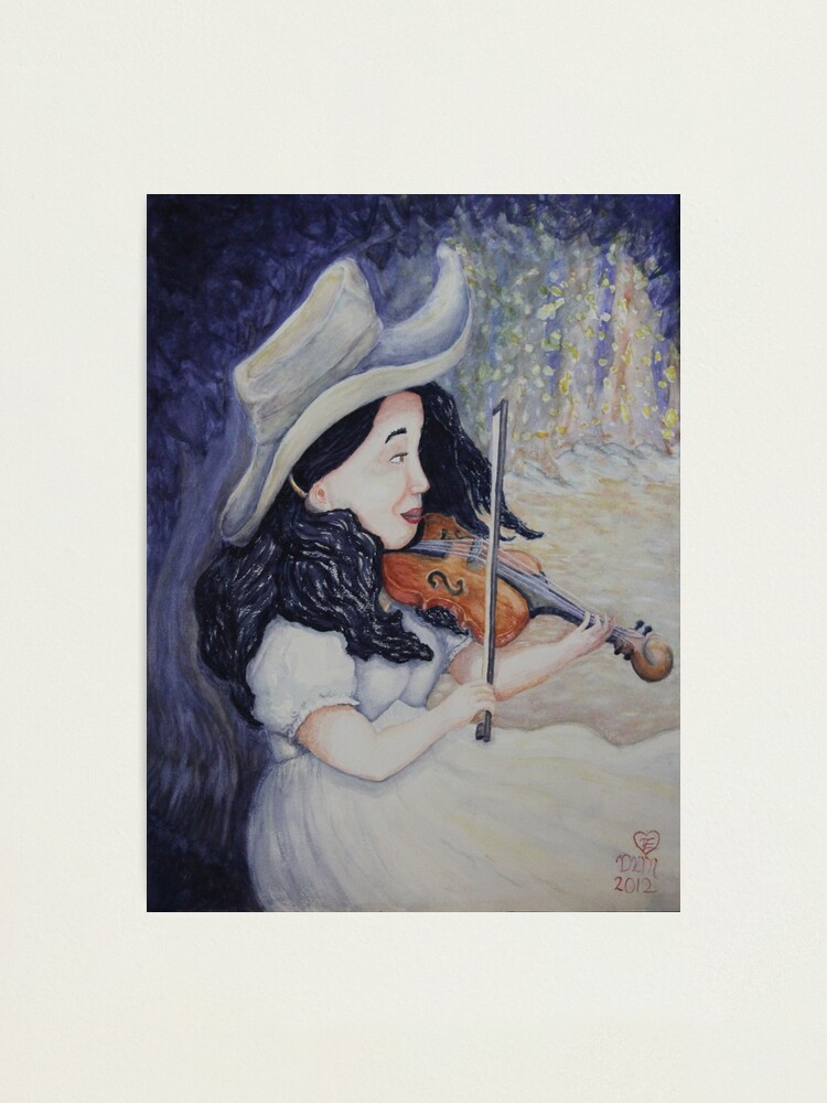 Alternate view of Woman's Autumnal Twilight Serenade Photographic Print