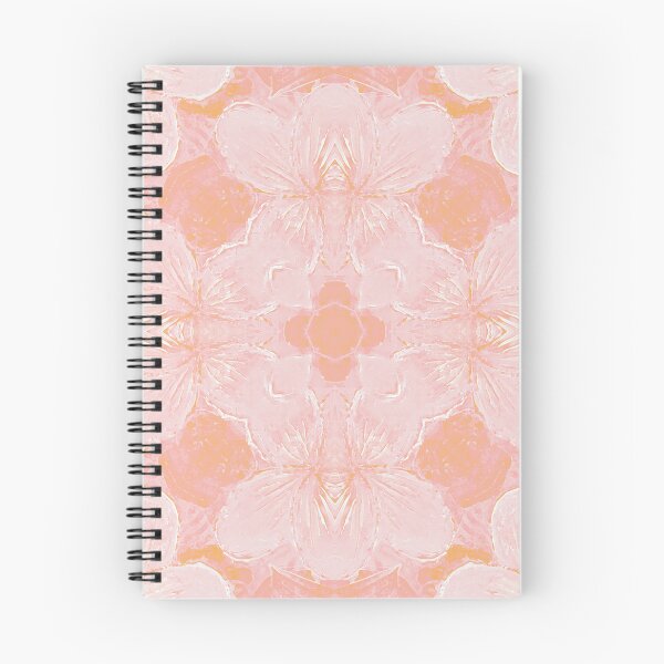 Item preview, Flower Painting Mixed Media Series [Peach and Pastel Pink] CP22092b designed and sold by Carina Parry Studios.