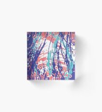 Colour ink spash Acrylic Block