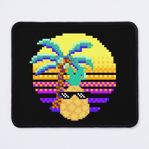 Item preview, Cool Pixel Pineapple Sunset designed and sold by GleamingGiant.