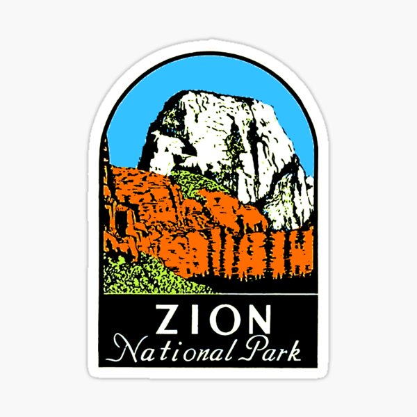 Zion National Park Sticker