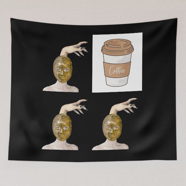 Item preview, WITCHES WANT COFFEE - (in black) (What Witches Want) | Halloween Witch Hand | Halloween Costume | Funny Halloween designed and sold by CosmicStory.