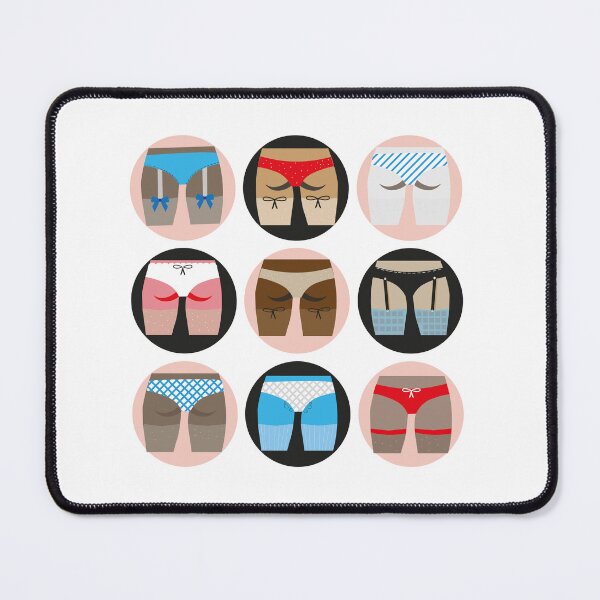Item preview, vector pattern of panties and buttocks designed and sold by irina egorova.