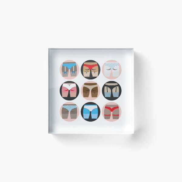 Item preview, vector pattern of panties and buttocks designed and sold by irina egorova.