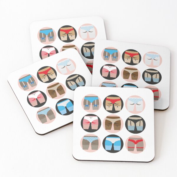Item preview, vector pattern of panties and buttocks designed and sold by irina egorova.