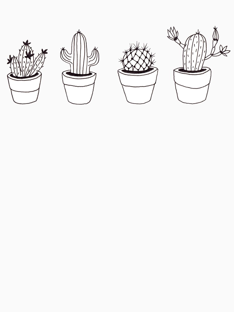 Cacti illustration - minimalist by mirunasfia