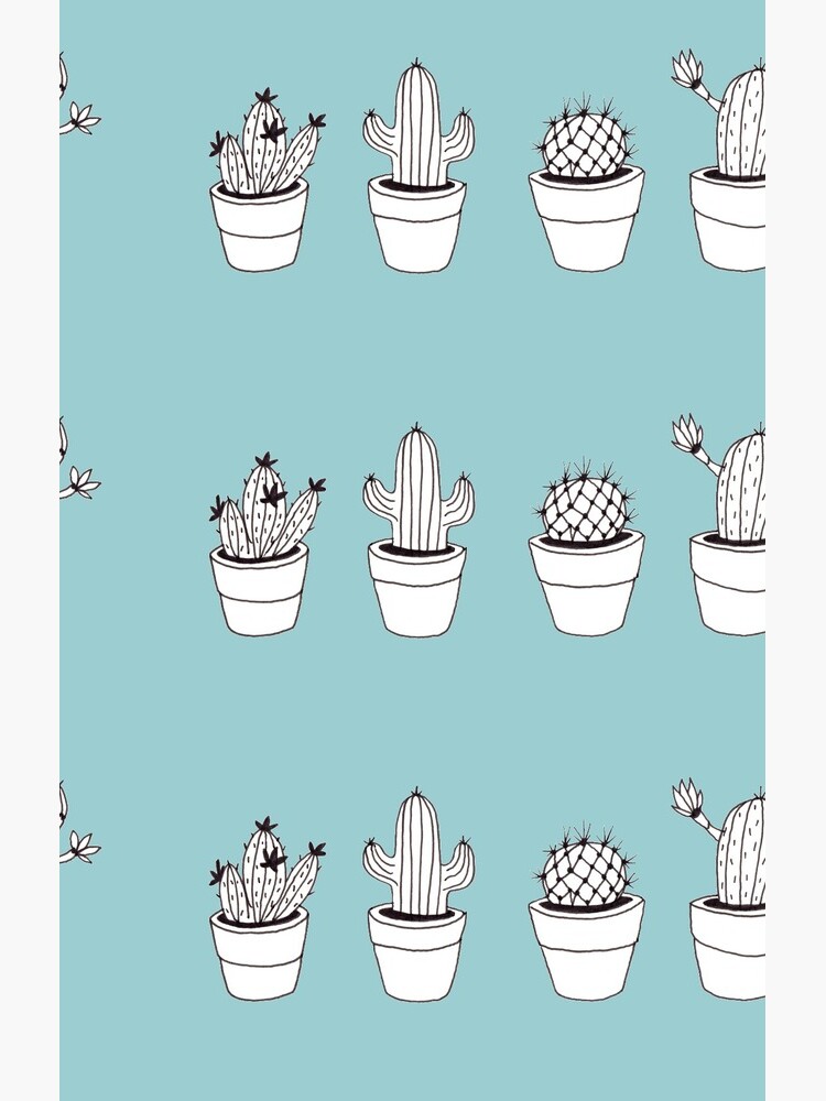 Cacti illustration - minimalist by mirunasfia