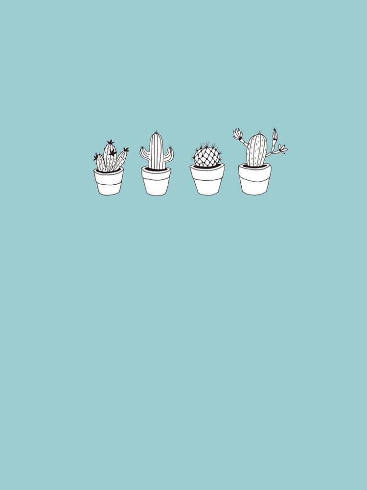 Cacti illustration - minimalist by mirunasfia