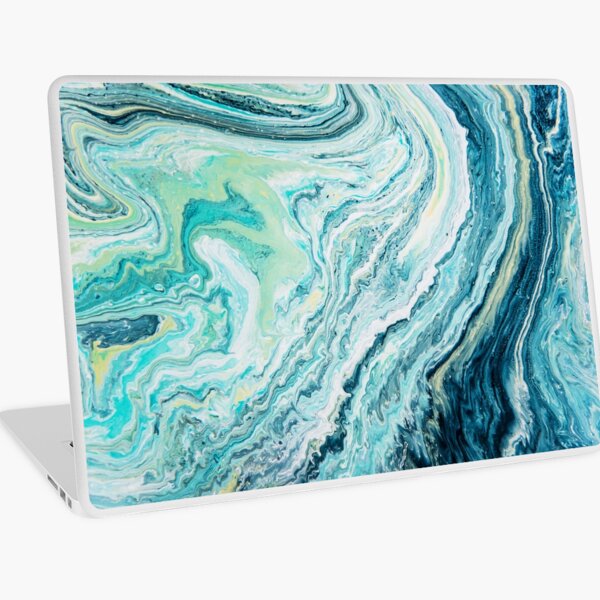Colour Spill - Ocean Topography Laptop Skin
