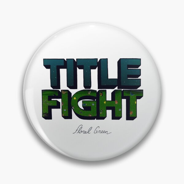Item preview, Title Fight Floral Green designed and sold by GoodBandMerch.
