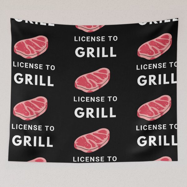 Item preview, License to Grill designed and sold by unclejab.