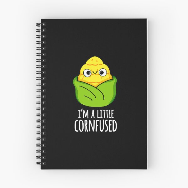 Item preview, I'm A Little Cornfused Funny Corn Puns (Dark BG) designed and sold by punnybone.