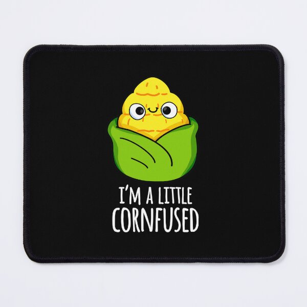 Item preview, I'm A Little Cornfused Funny Corn Puns (Dark BG) designed and sold by punnybone.
