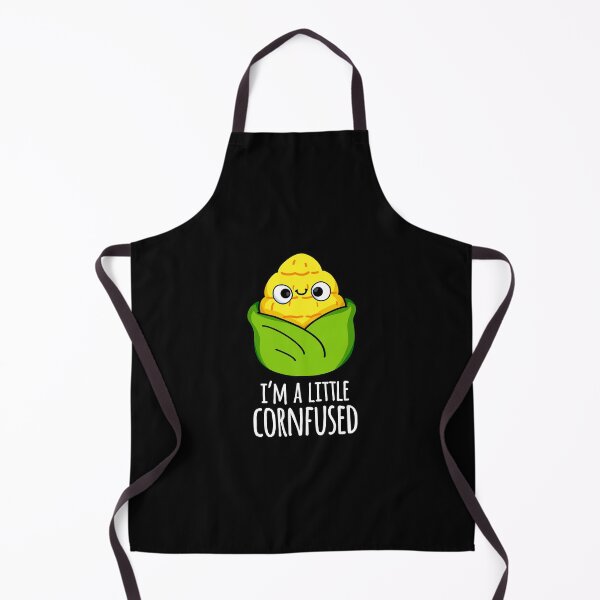 Item preview, I'm A Little Cornfused Funny Corn Puns (Dark BG) designed and sold by punnybone.