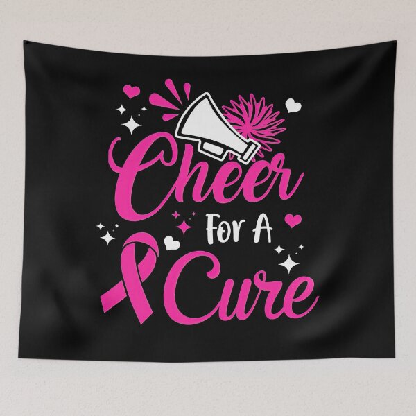 Item preview, Breast Cancer Awareness Cheerleader Cheer For A Cure Breast Cancer Awareness Cheerleader designed and sold by JamesGilmore40.