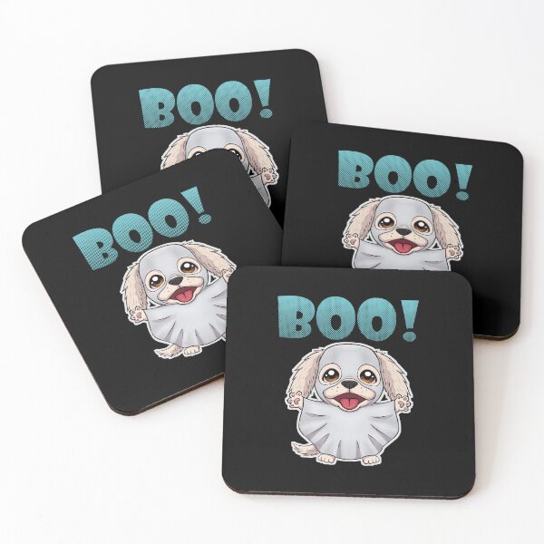 Item preview, Boo Ghost Golden Retriever Puppy | Halloween Puppy | Cream designed and sold by Jovak.