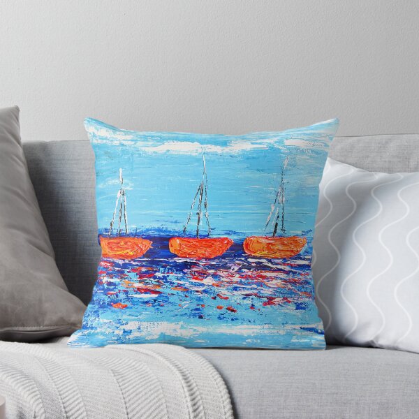 Item preview, Three boats sailing in the sea. designed and sold by Lovazza.