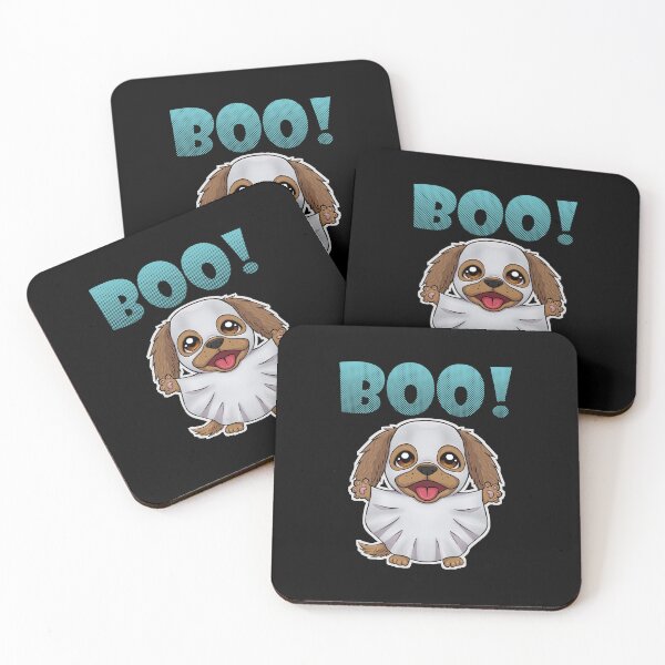 Item preview, Boo Ghost Golden Retriever Puppy | Halloween Puppy | Dark-Gold designed and sold by Jovak.