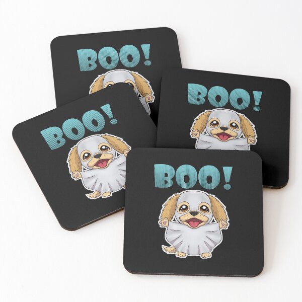 Item preview, Boo Ghost Golden Retriever Puppy | Halloween Puppy | Light-Gold designed and sold by Jovak.