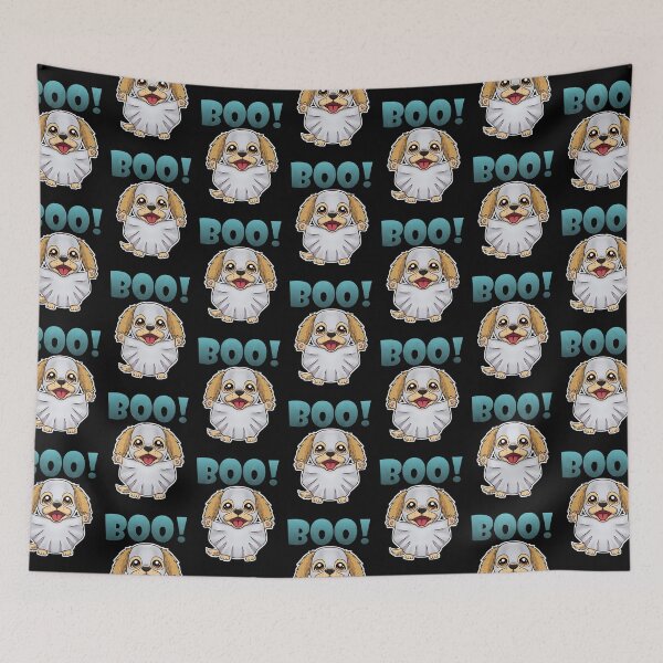 Item preview, Boo Ghost Golden Retriever Puppy | Halloween Puppy | Light-Gold designed and sold by Jovak.