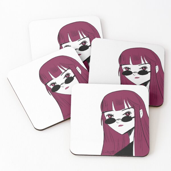 Item preview, Cool Anime Chick - Transparent Colors designed and sold by LisaMichelleArt.