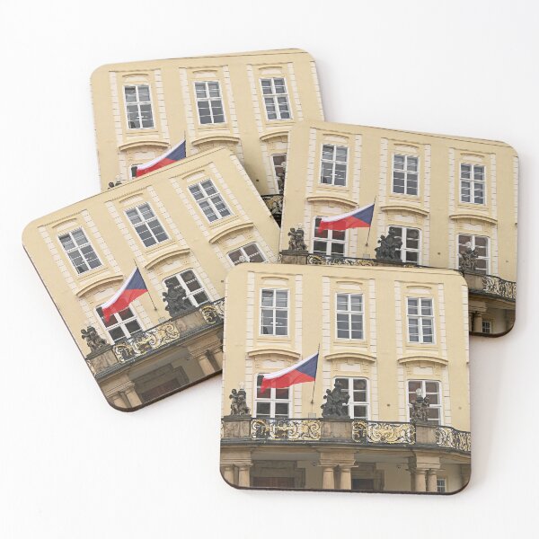 Item preview, Old building with Czech flag in Prague castle designed and sold by goceris.