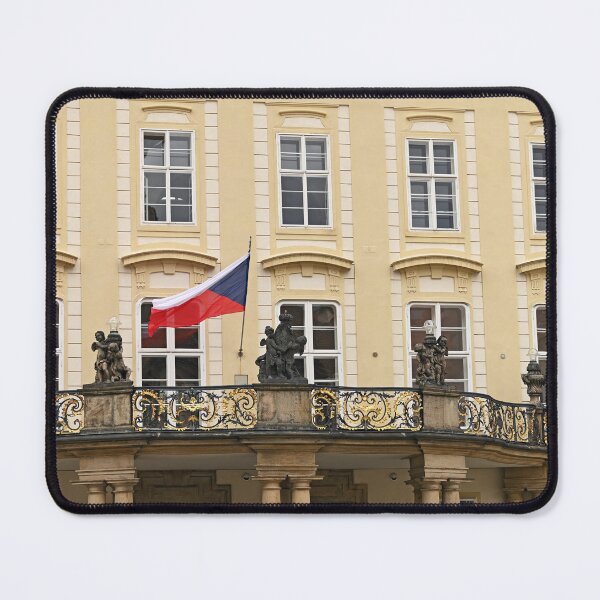 Item preview, Old building with Czech flag in Prague castle designed and sold by goceris.