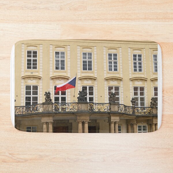Item preview, Old building with Czech flag in Prague castle designed and sold by goceris.