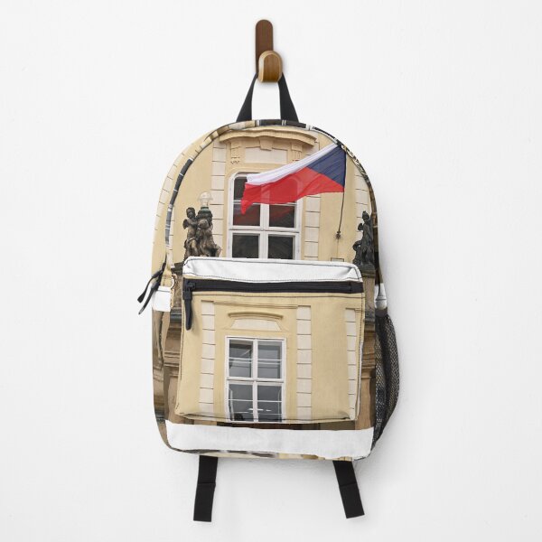 Item preview, Old building with Czech flag in Prague castle designed and sold by goceris.